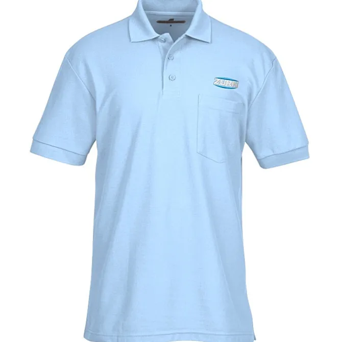 Soft Touch Pique Sport Shirt with Pocket - Men's