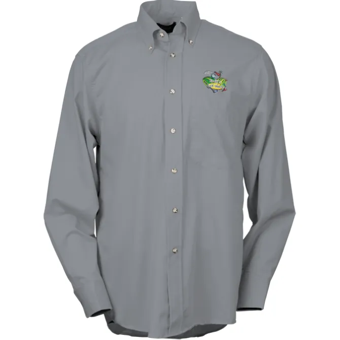 Soil Release Button Down Poplin Shirt - Men's