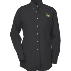 Soil Release Button Down Poplin Shirt - Ladies' - 24 hr