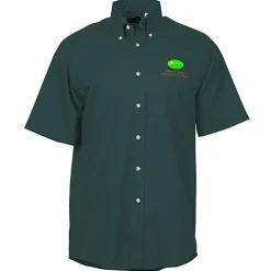 Soil Release Button Down SS Poplin Shirt - Men's - 24 hr