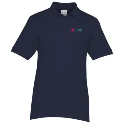 Soil Release Jersey Knit Polo - Men's