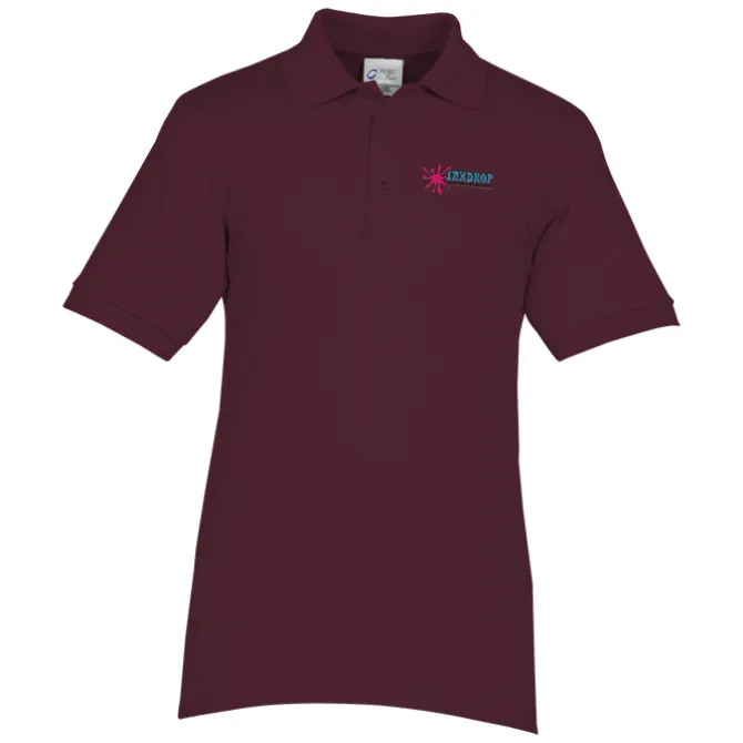 Soil Release Jersey Knit Polo - Men's