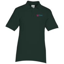 Soil Release Jersey Knit Polo - Men's