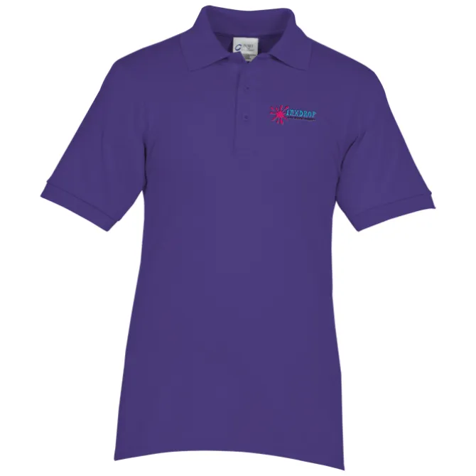 Soil Release Jersey Knit Polo - Men's