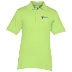 Soil Release Jersey Knit Polo - Men's