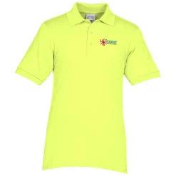 Soil Release Jersey Knit Polo - Men's