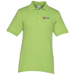 Soil Release Jersey Knit Polo - Men's