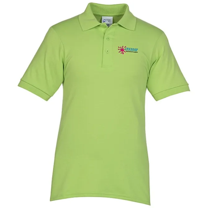 Soil Release Jersey Knit Polo - Men's