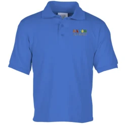 Soil Release Jersey Knit Polo - Youth