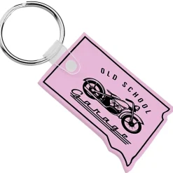 South Dakota Soft Keychain - Opaque