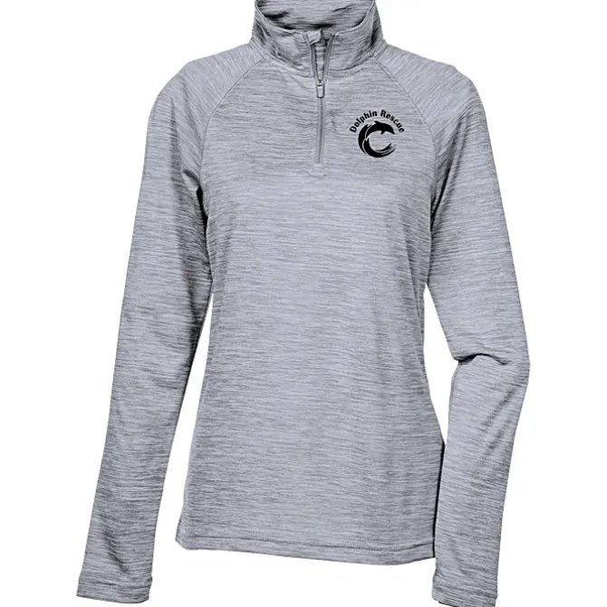 Space-Dyed 1/4-Zip Performance Pullover - Ladies' - Screen