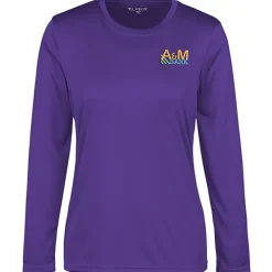 Spin Dye Jersey LS Tee - Ladies' - Embroidered