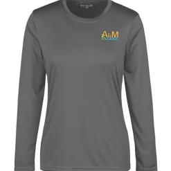 Spin Dye Jersey LS Tee - Ladies' - Embroidered