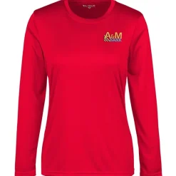 Spin Dye Jersey LS Tee - Ladies' - Embroidered