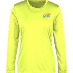 Spin Dye Jersey LS Tee - Ladies' - Embroidered