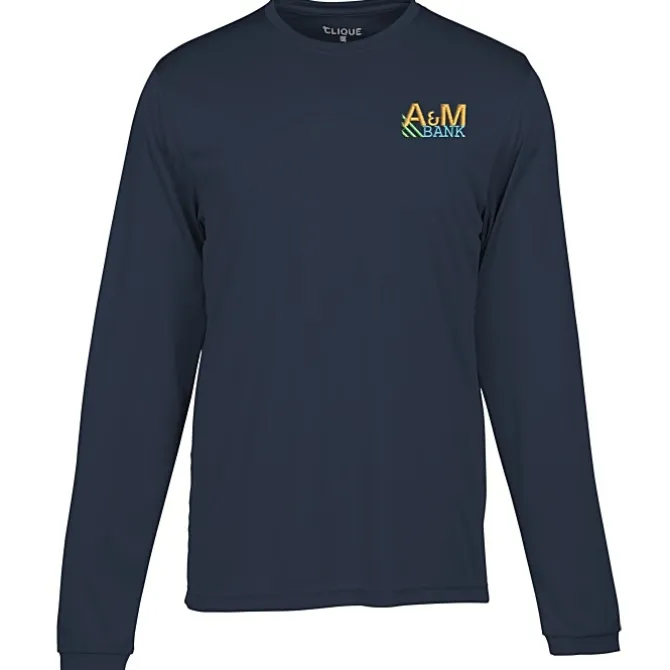 Spin Dye Jersey LS Tee - Men's - Embroidered