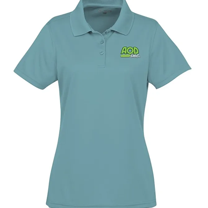 Spin Dye Pique Polo - Ladies' - Embroidered