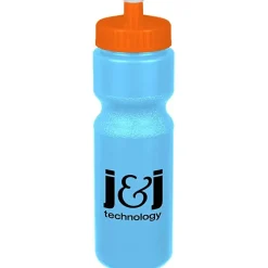 Sport Bottle with Push Pull Lid - 28 oz - Colors