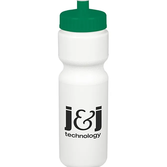 Sport Bottle with Push Pull Lid - 28 oz - White