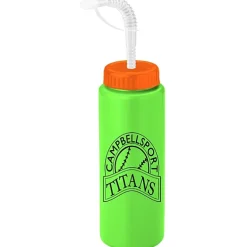 Sport Bottle with Straw Lid - 32 oz