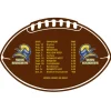Sports Schedule Magnet - Football