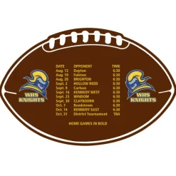 Sports Schedule Magnet - Football