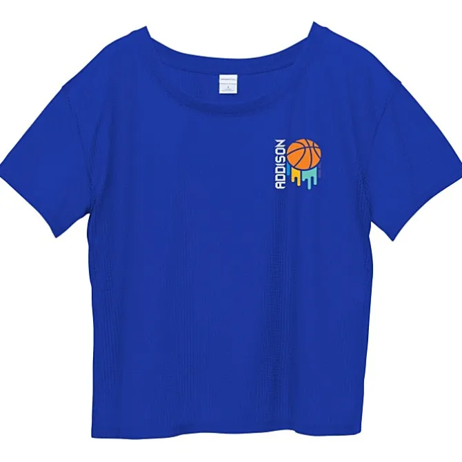 Squad Wicking Crop T-Shirt - Ladies'