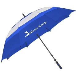 Squall Triple Canopy Golf Umbrella - 62-inch Arc - 24 hr