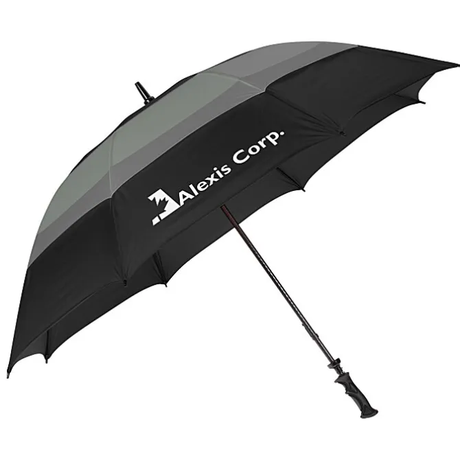 Squall Triple Canopy Golf Umbrella - 62-inch Arc - 24 hr