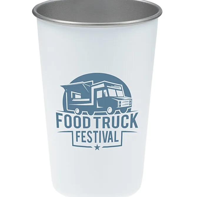 Stainless Steel Pint Glass - 16 oz