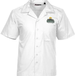 Stain Resist Poplin Camp Shirt - Men's