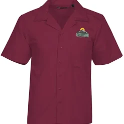 Stain Resist Poplin Camp Shirt - Men's