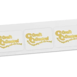 Stamped Seal by the Roll - Rectangle - 1-1/2 inches x 2 inches