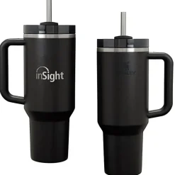 Stanley Quencher H2.0 FlowState Vacuum Mug with Straw - 40 oz - Laser Engraved