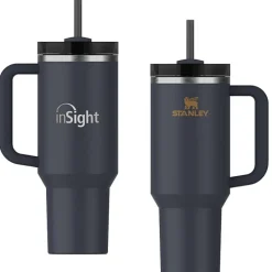 Stanley Quencher H2.0 FlowState Vacuum Mug with Straw - 40 oz - Laser Engraved