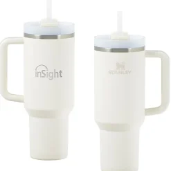 Stanley Quencher H2.0 FlowState Vacuum Mug with Straw - 40 oz - Laser Engraved