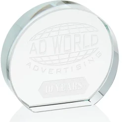 Starfire Paperweight - Circle - 24 hr