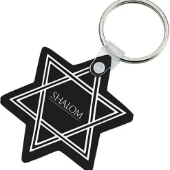 Star of David Soft Keychain - Opaque