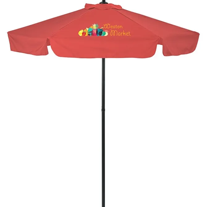 Steel Market Umbrella - 7 foot Arc