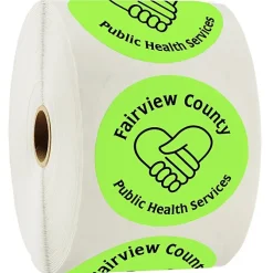 Sticker by the Roll - Circle - 3 inches