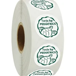 Sticker by the Roll - Circle - 1 inch