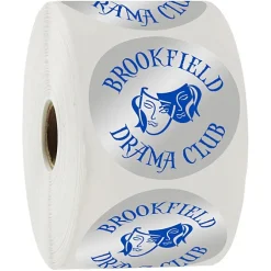 Sticker by the Roll - Circle - 2 1/2 inches