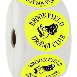 Sticker by the Roll - Circle - 2 1/2 inches