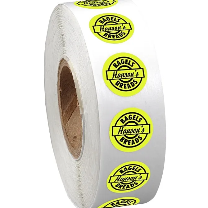 Sticker by the Roll - Circle - 1/2 inch