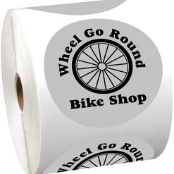 Sticker by the Roll - Circle - 3 1/2 inches