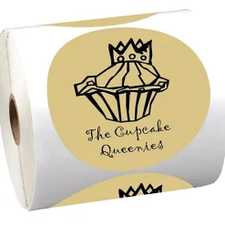 Sticker by the Roll - Circle - 3 3/4 inches