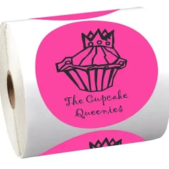 Sticker by the Roll - Circle - 3 3/4 inches