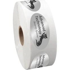 Sticker by the Roll - Oval - 1-1/16 inches x 2-1/8 inches