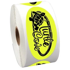 Sticker by the Roll - Oval - 1-3/4' x 3-5/8 inches