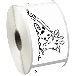 Sticker by the Roll - Rectangle - 2 inches x 3-1/2 inches